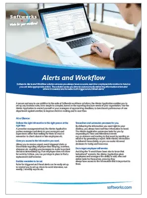 Alerts and Workflow - brochure