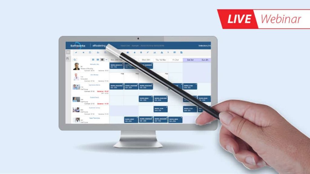 eRostering/Scheduling Wizard Webinar