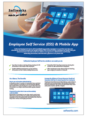 Softworks Employee Self Service Software - brochure