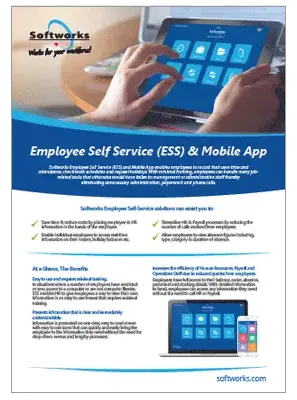 Softworks Employee Self Service Software - brochure