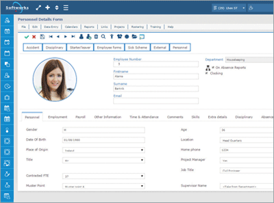 HR Management Software - Screenshot