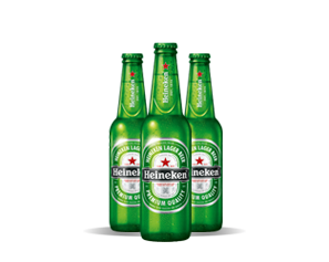 heineken bottles