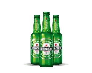 heineken bottles