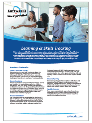 Learning and Skills Management Software - Brochure