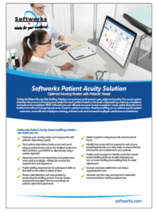 Softworks Patient Acuity Software for Healthcare Brochure