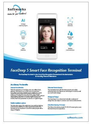 FaceDeep 5 IRT smart face recognition terminal