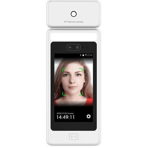 Sofworks Touchless Biometric Terminal with fever recognition