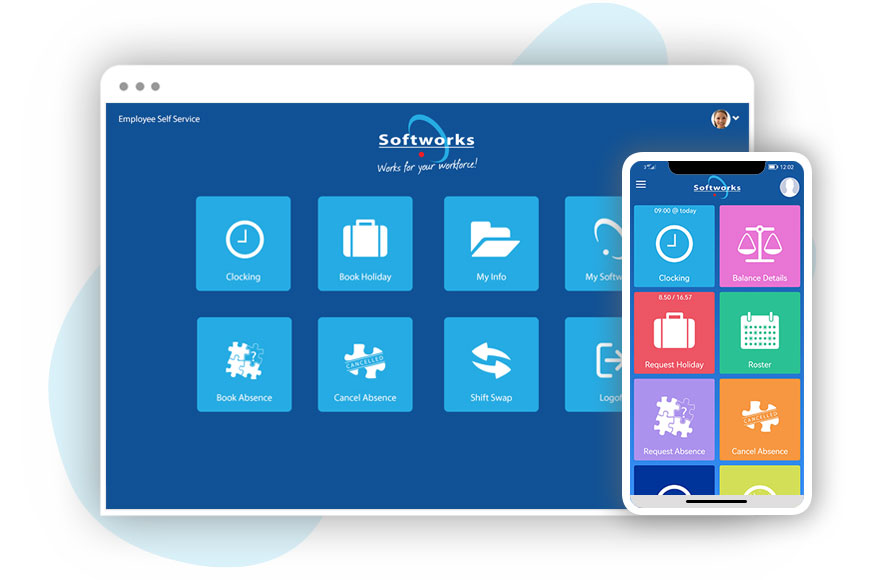 Softworks Employee Self Service App - interface screenshot
