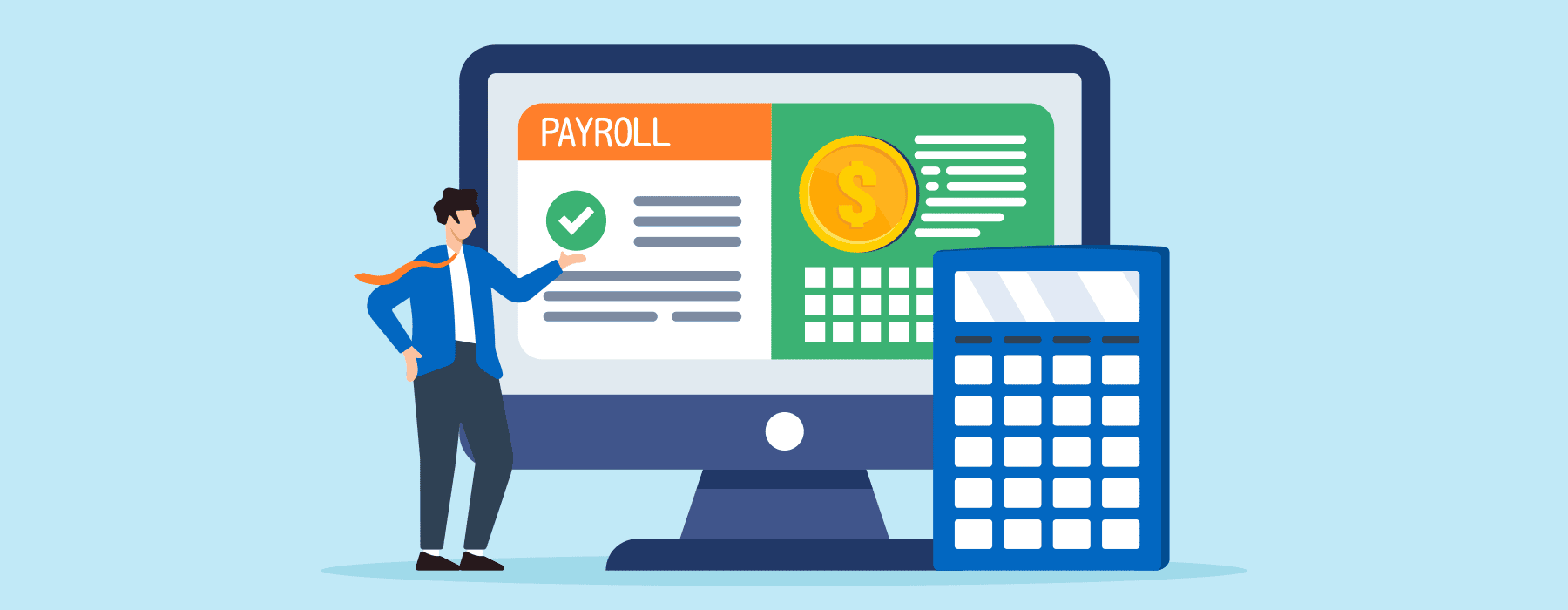image of a Manager generating an automated payroll