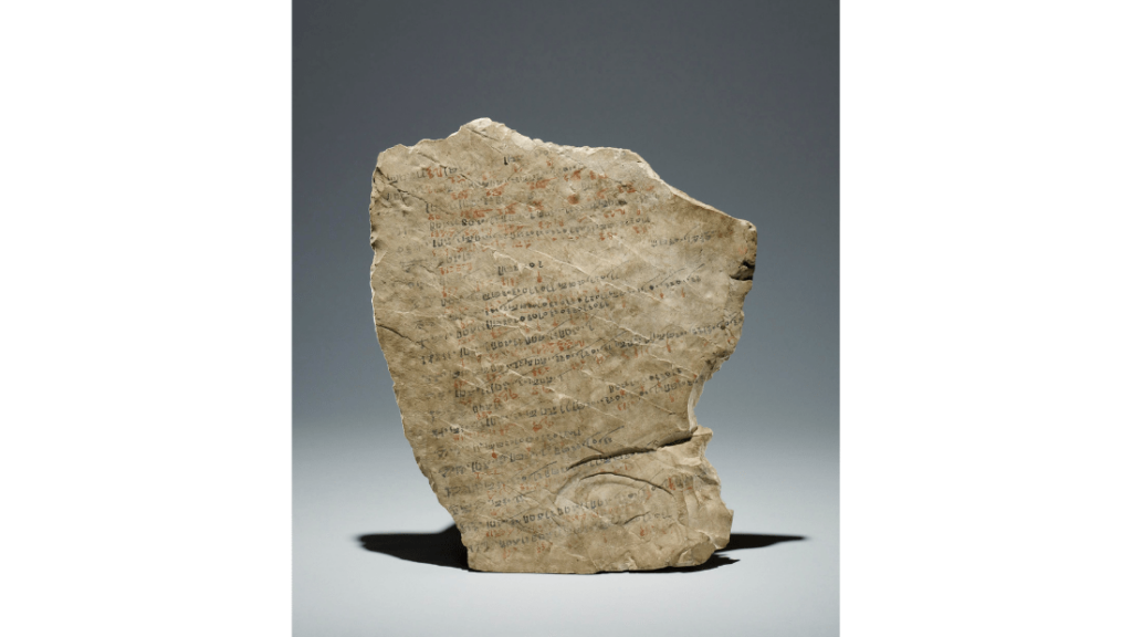 3,200-Year-Old Egyptian Tablet that Documents Work Attendance and Absences