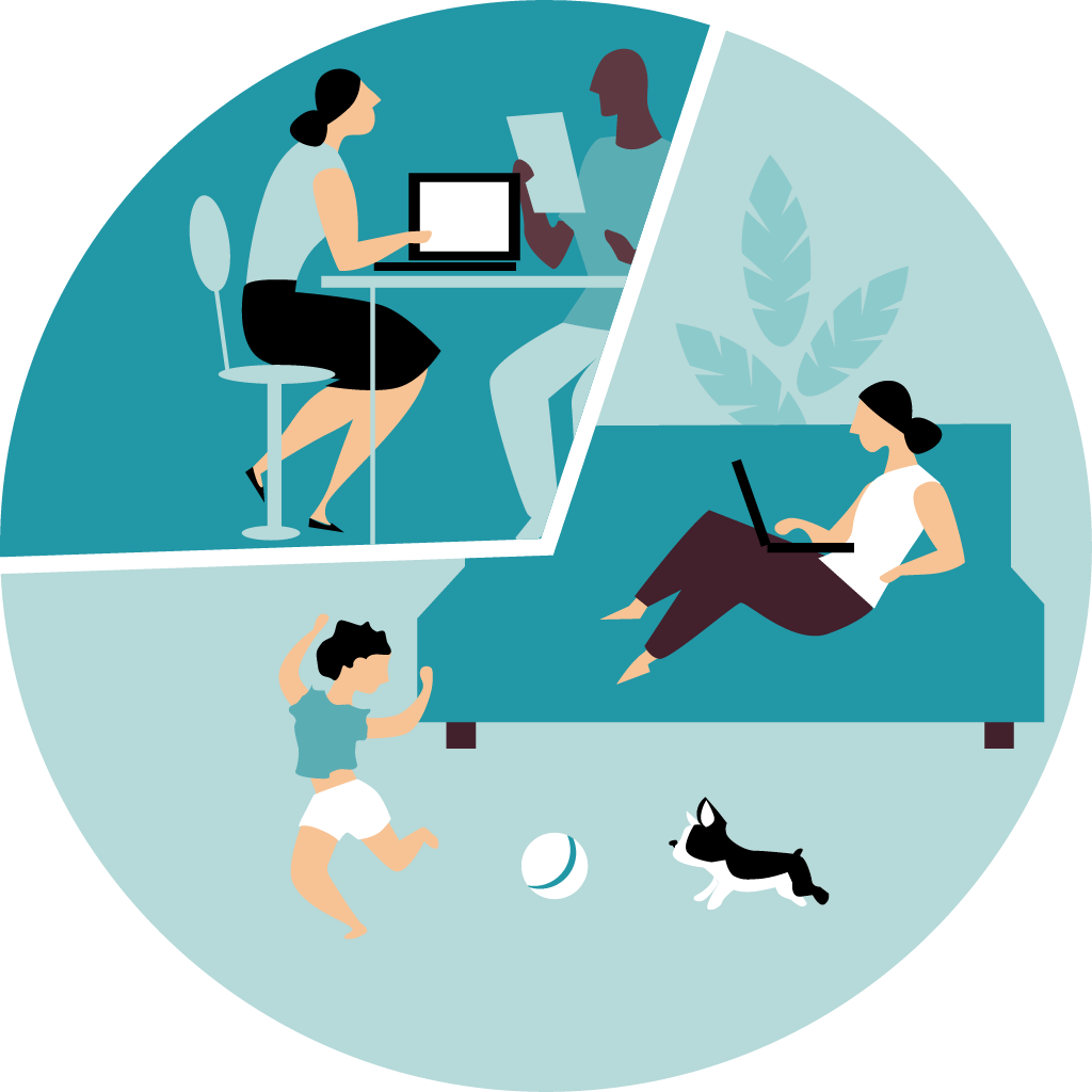 Flexible Working Illustration