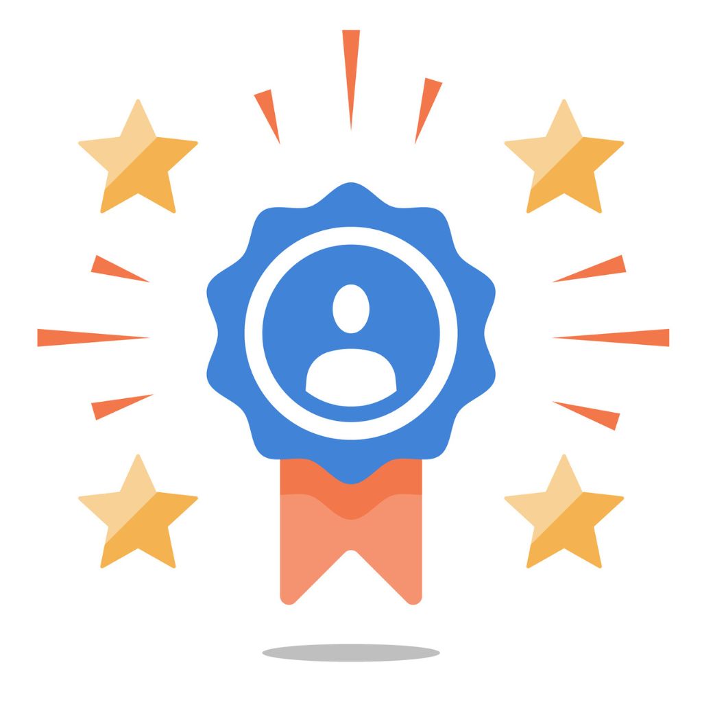 Illustration simonizing Employee Reward