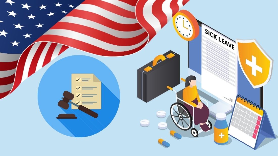 Paid Sick Leave Laws Illustration