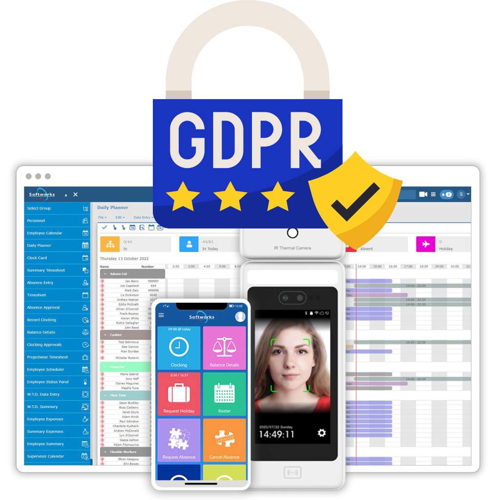 GDPR impact on Time Tracking Illustration