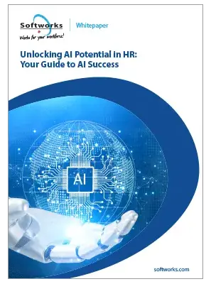 Cover of whitepaper Unlocking AI Potential in HR
