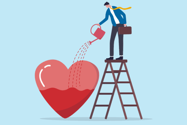 Employee pouring more love for his job